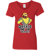 Grease Me Up Women's V-Neck T-Shirt