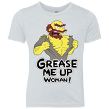 T-Shirts Heather White / YXS Grease Me Up Youth Triblend T-Shirt
