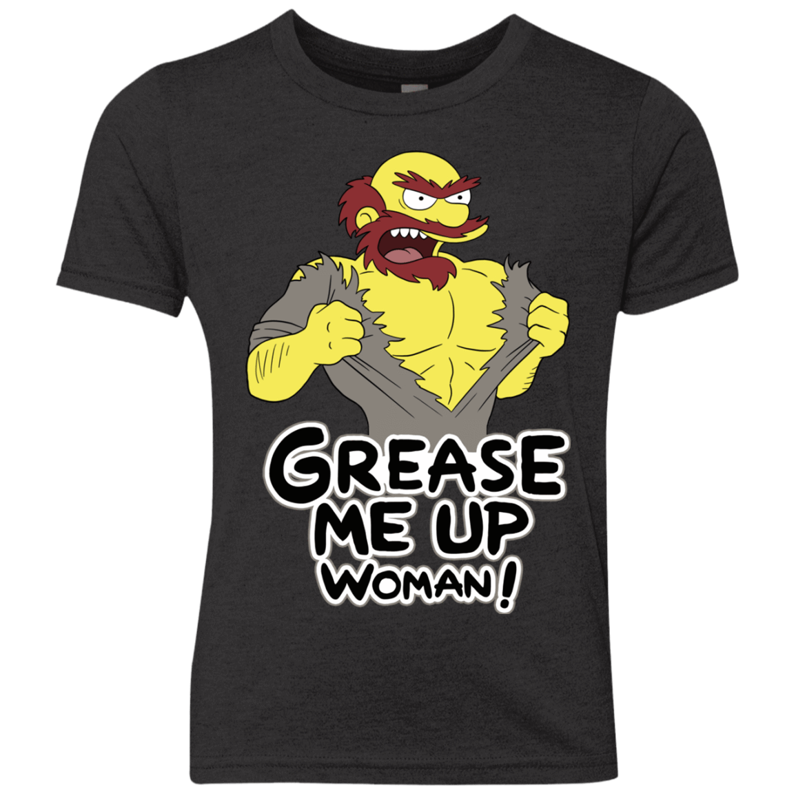 T-Shirts Vintage Black / YXS Grease Me Up Youth Triblend T-Shirt