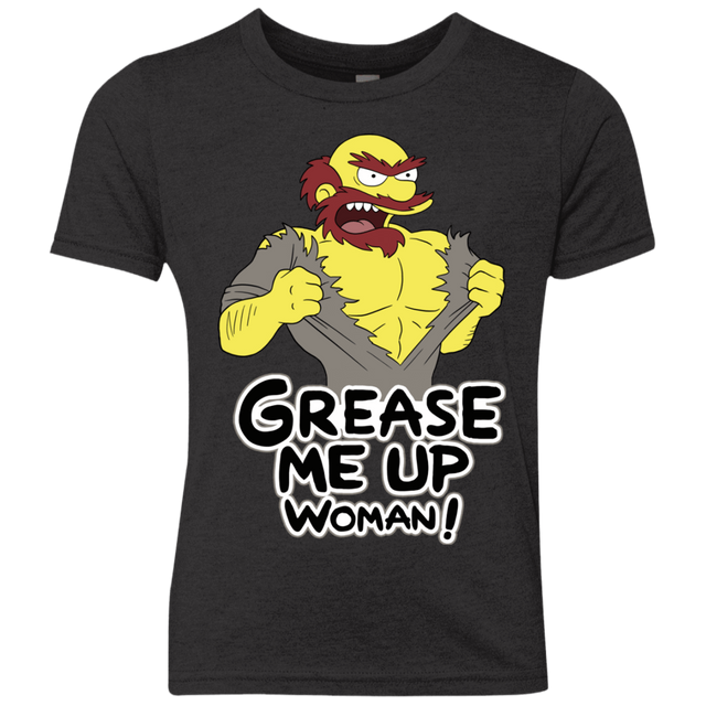 T-Shirts Vintage Black / YXS Grease Me Up Youth Triblend T-Shirt