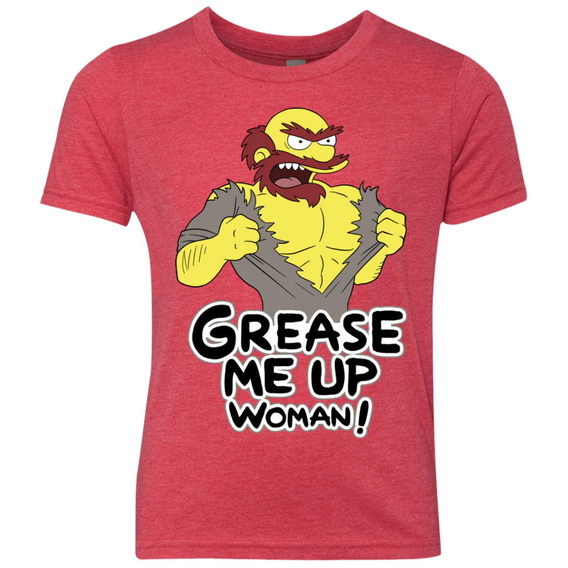 T-Shirts Vintage Red / YXS Grease Me Up Youth Triblend T-Shirt