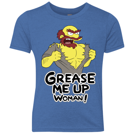T-Shirts Vintage Royal / YXS Grease Me Up Youth Triblend T-Shirt