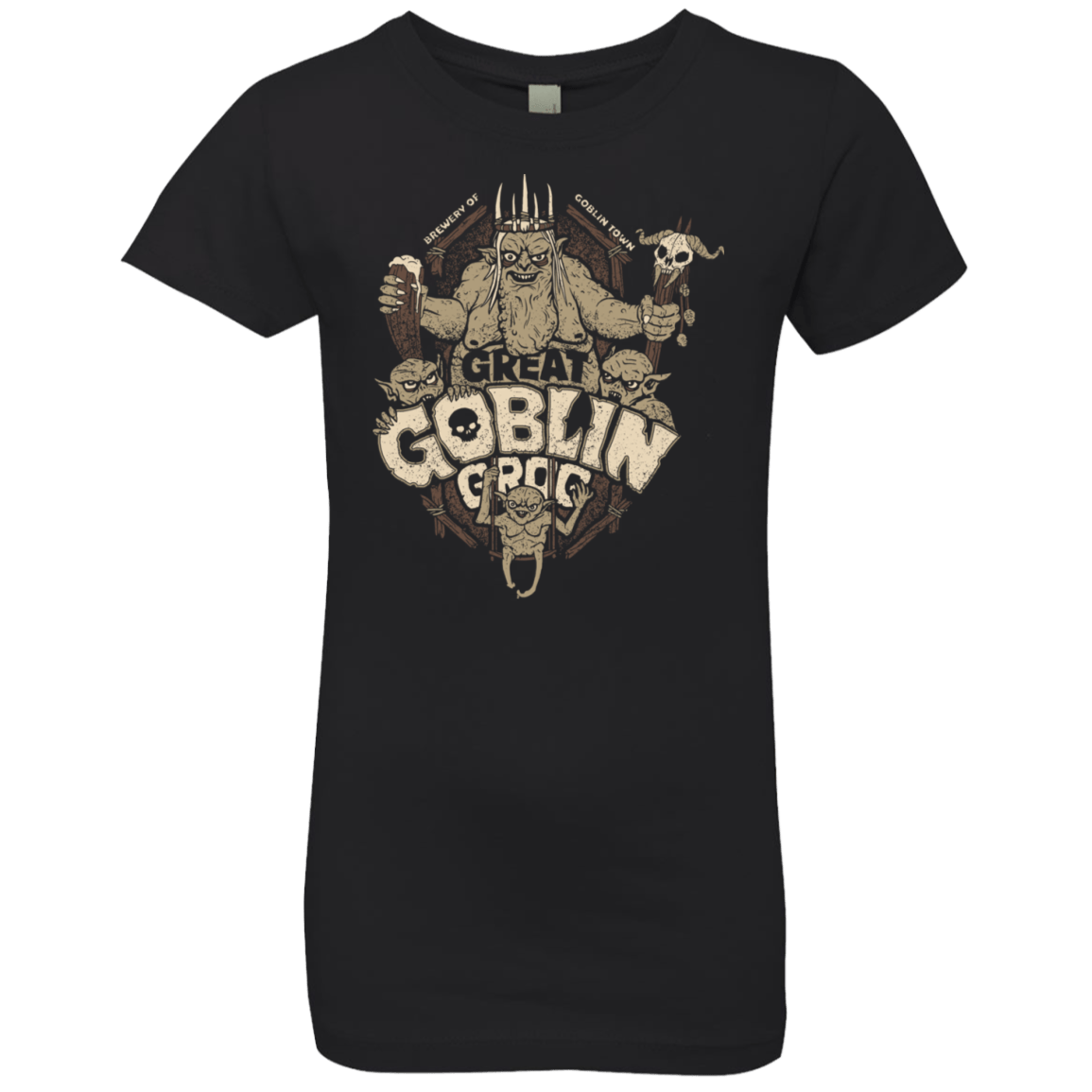 T-Shirts Black / YXS Great Goblin Grog Girls Premium T-Shirt