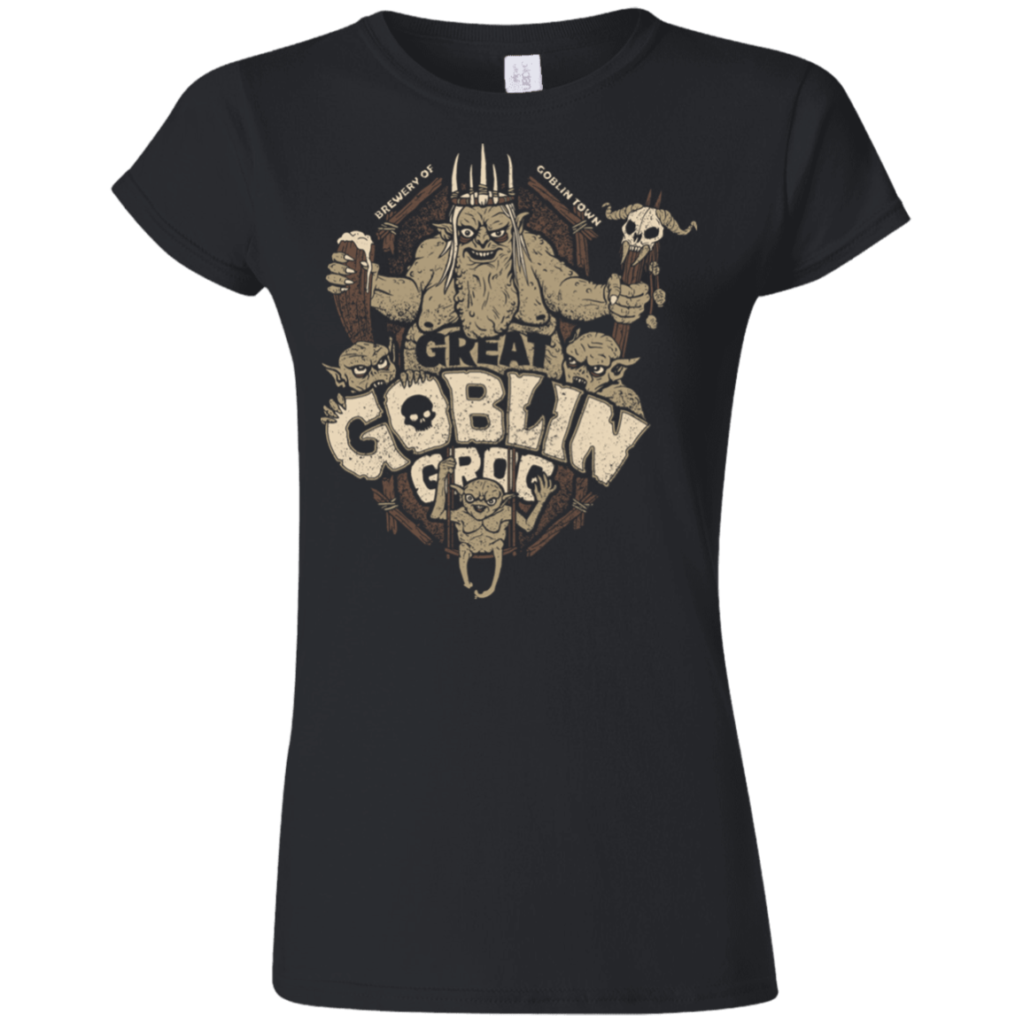 T-Shirts Black / S Great Goblin Grog Junior Slimmer-Fit T-Shirt