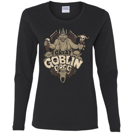 T-Shirts Black / S Great Goblin Grog Women's Long Sleeve T-Shirt