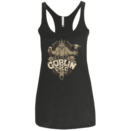 T-Shirts Vintage Black / X-Small Great Goblin Grog Women's Triblend Racerback Tank