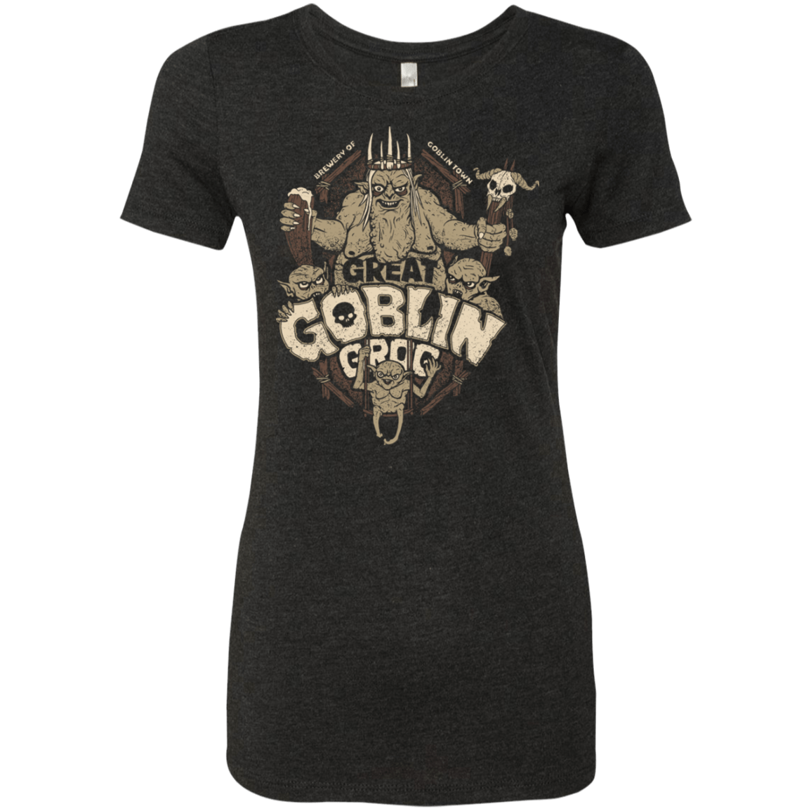T-Shirts Vintage Black / S Great Goblin Grog Women's Triblend T-Shirt