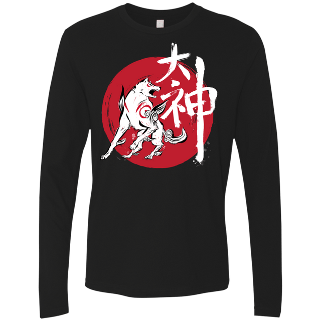 T-Shirts Black / S Great God Men's Premium Long Sleeve
