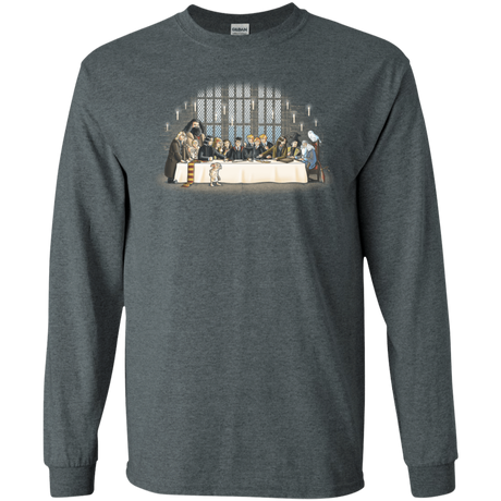 T-Shirts Dark Heather / S Great Hall Dinner Men's Long Sleeve T-Shirt