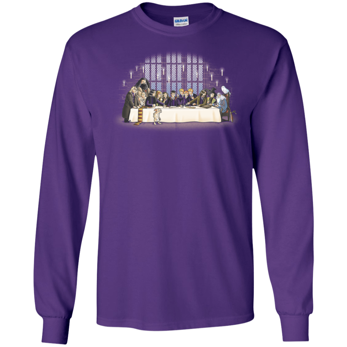 T-Shirts Purple / S Great Hall Dinner Men's Long Sleeve T-Shirt