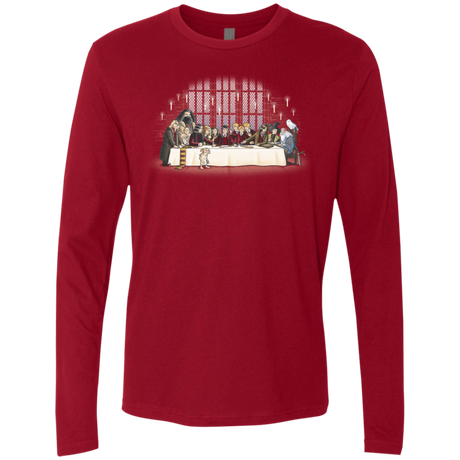 T-Shirts Cardinal / S Great Hall Dinner Men's Premium Long Sleeve