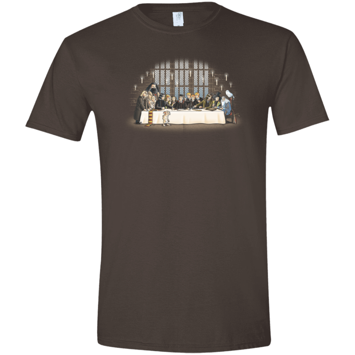 T-Shirts Dark Chocolate / S Great Hall Dinner Men's Semi-Fitted Softstyle