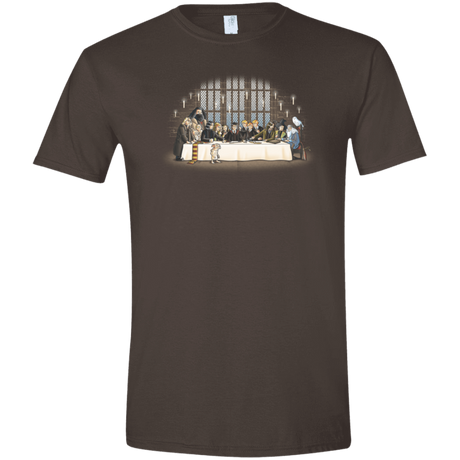 T-Shirts Dark Chocolate / S Great Hall Dinner Men's Semi-Fitted Softstyle