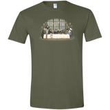 T-Shirts Military Green / S Great Hall Dinner Men's Semi-Fitted Softstyle