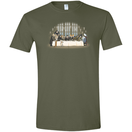 T-Shirts Military Green / S Great Hall Dinner Men's Semi-Fitted Softstyle
