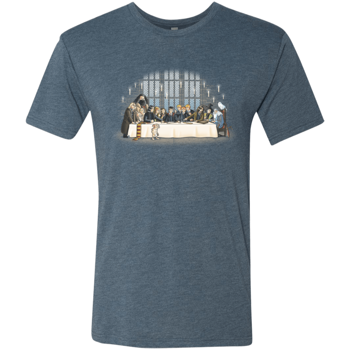 T-Shirts Indigo / S Great Hall Dinner Men's Triblend T-Shirt