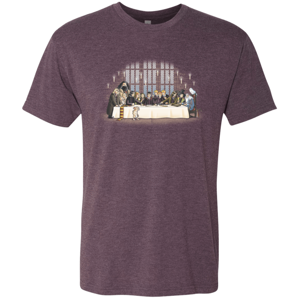 T-Shirts Vintage Purple / S Great Hall Dinner Men's Triblend T-Shirt