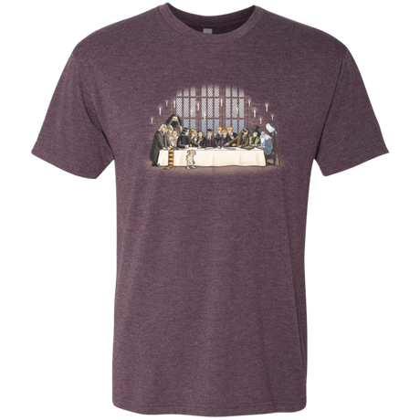 T-Shirts Vintage Purple / S Great Hall Dinner Men's Triblend T-Shirt