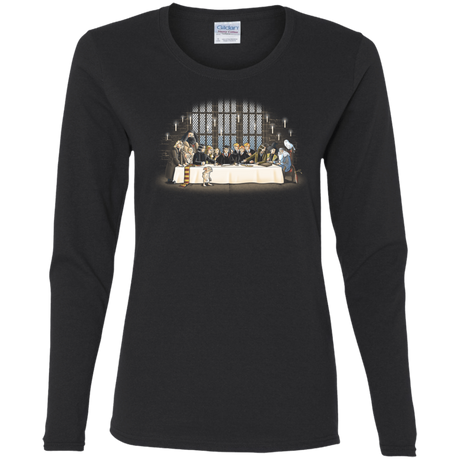 T-Shirts Black / S Great Hall Dinner Women's Long Sleeve T-Shirt