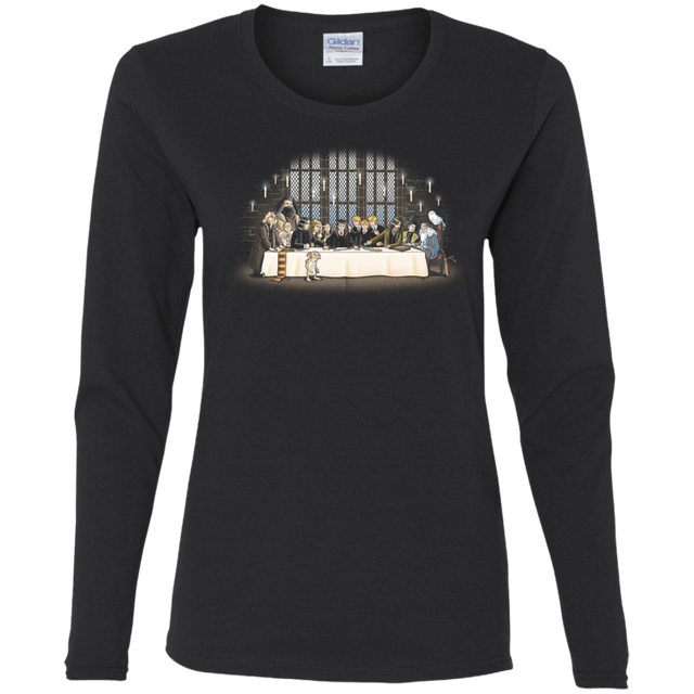 T-Shirts Black / S Great Hall Dinner Women's Long Sleeve T-Shirt