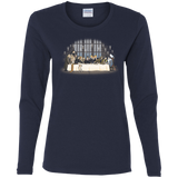 T-Shirts Navy / S Great Hall Dinner Women's Long Sleeve T-Shirt