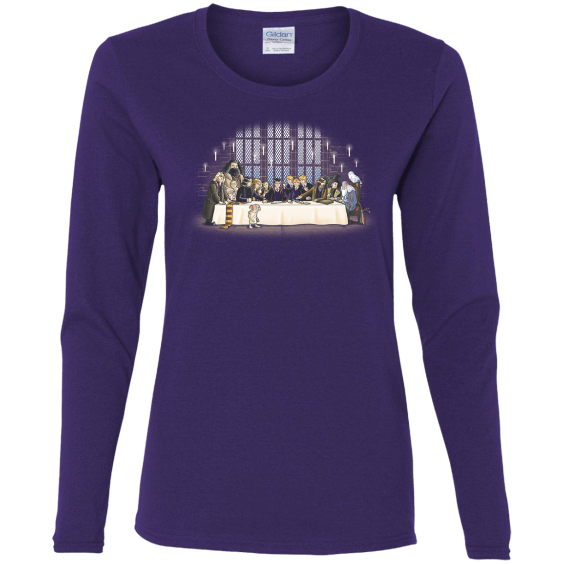 T-Shirts Purple / S Great Hall Dinner Women's Long Sleeve T-Shirt