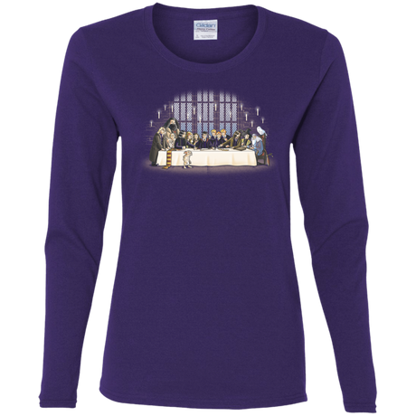 T-Shirts Purple / S Great Hall Dinner Women's Long Sleeve T-Shirt