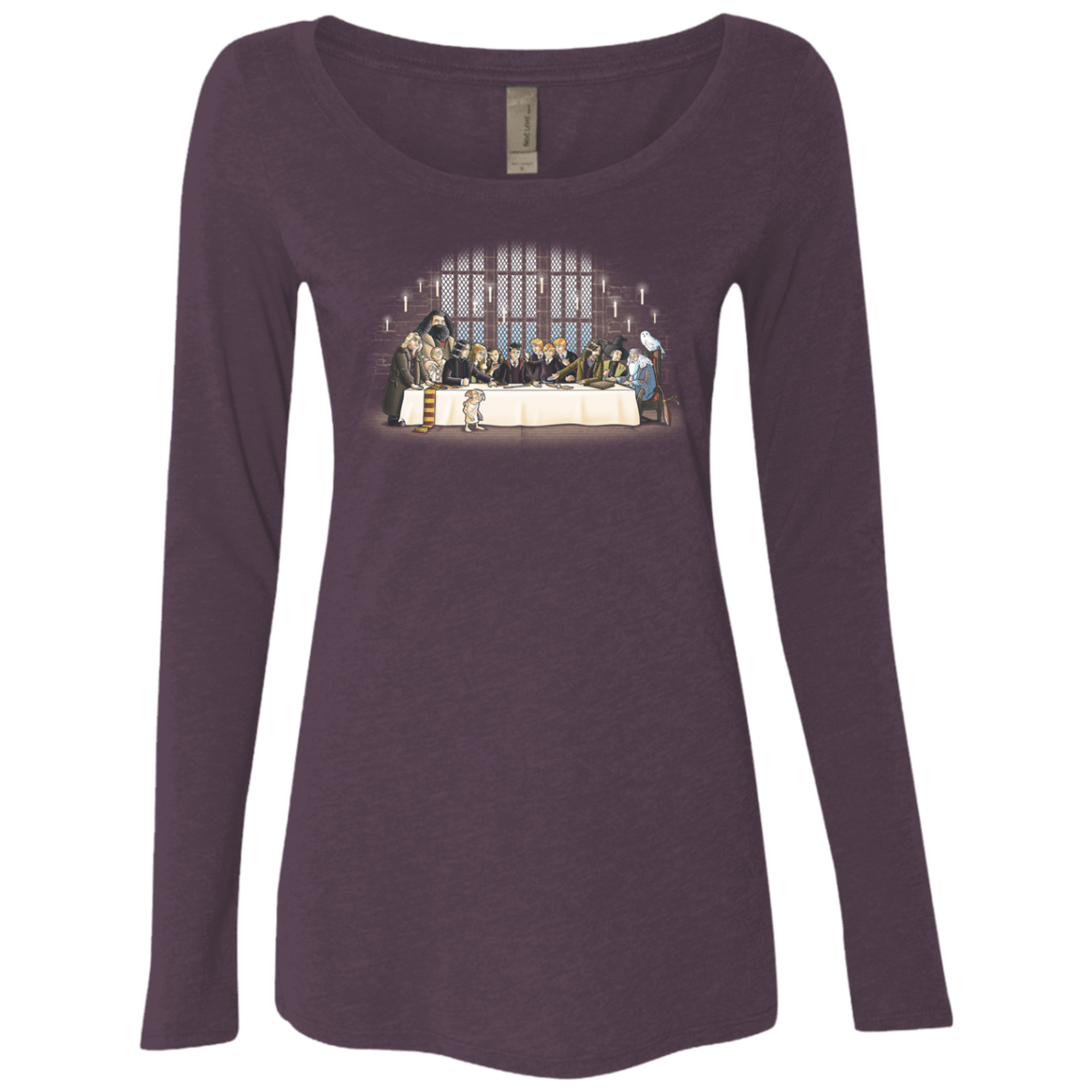 T-Shirts Vintage Purple / S Great Hall Dinner Women's Triblend Long Sleeve Shirt