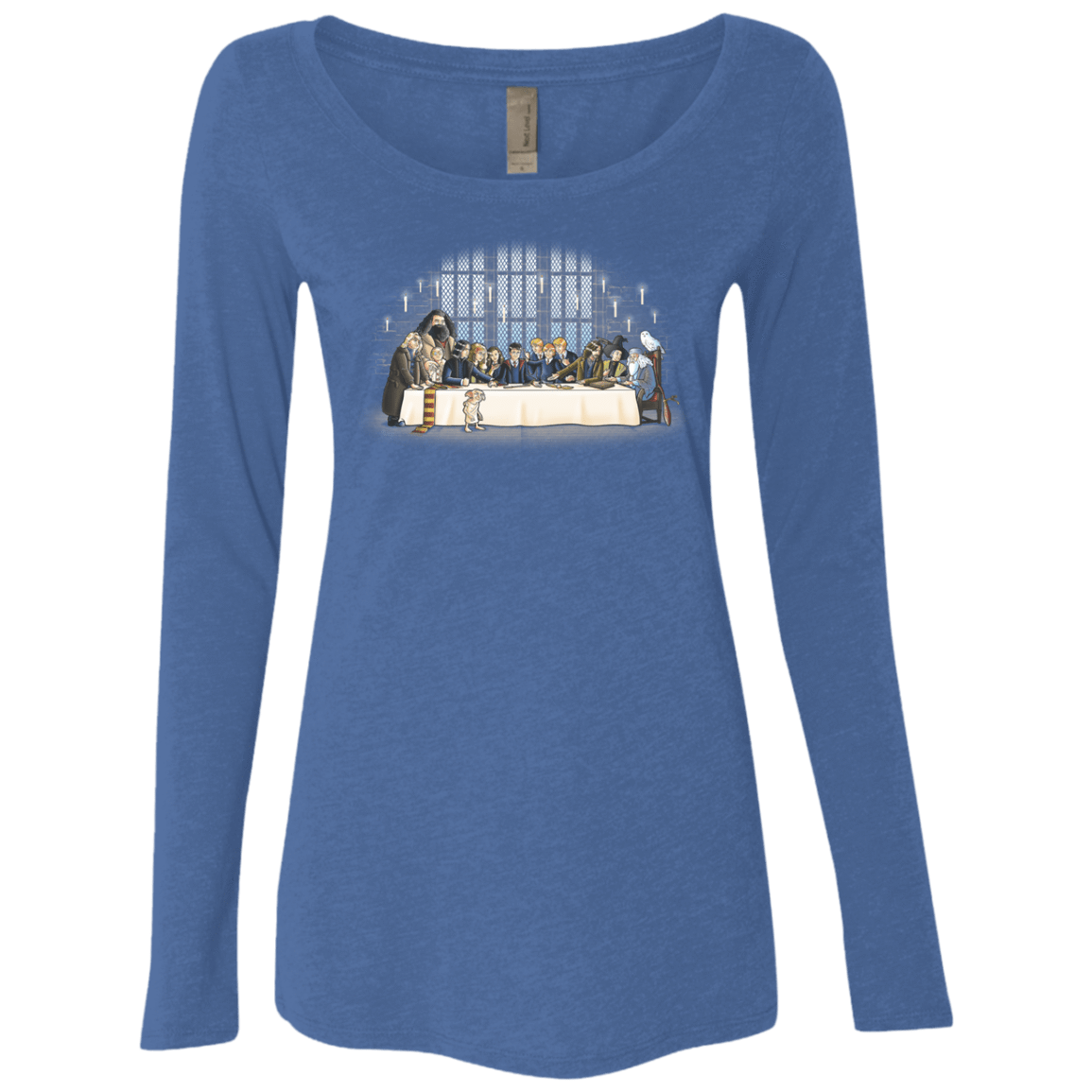 T-Shirts Vintage Royal / S Great Hall Dinner Women's Triblend Long Sleeve Shirt