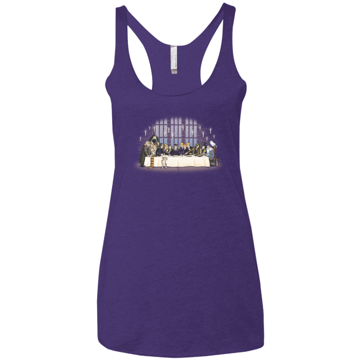 T-Shirts Purple Rush / X-Small Great Hall Dinner Women's Triblend Racerback Tank