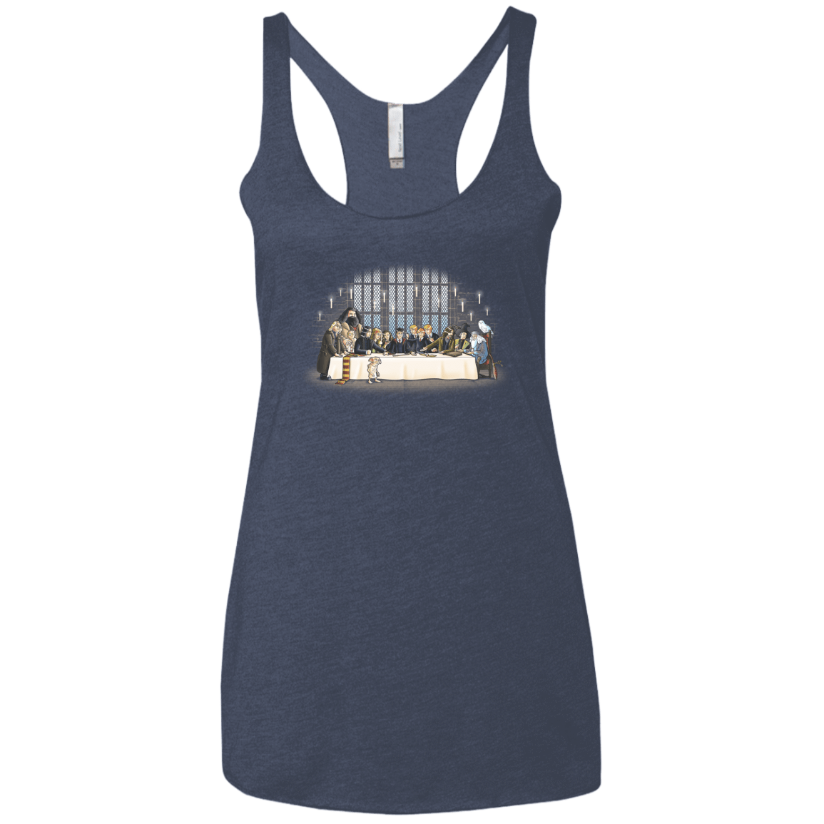 T-Shirts Vintage Navy / X-Small Great Hall Dinner Women's Triblend Racerback Tank