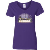 T-Shirts Purple / S Great Hall Dinner Women's V-Neck T-Shirt