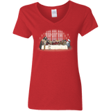 T-Shirts Red / S Great Hall Dinner Women's V-Neck T-Shirt