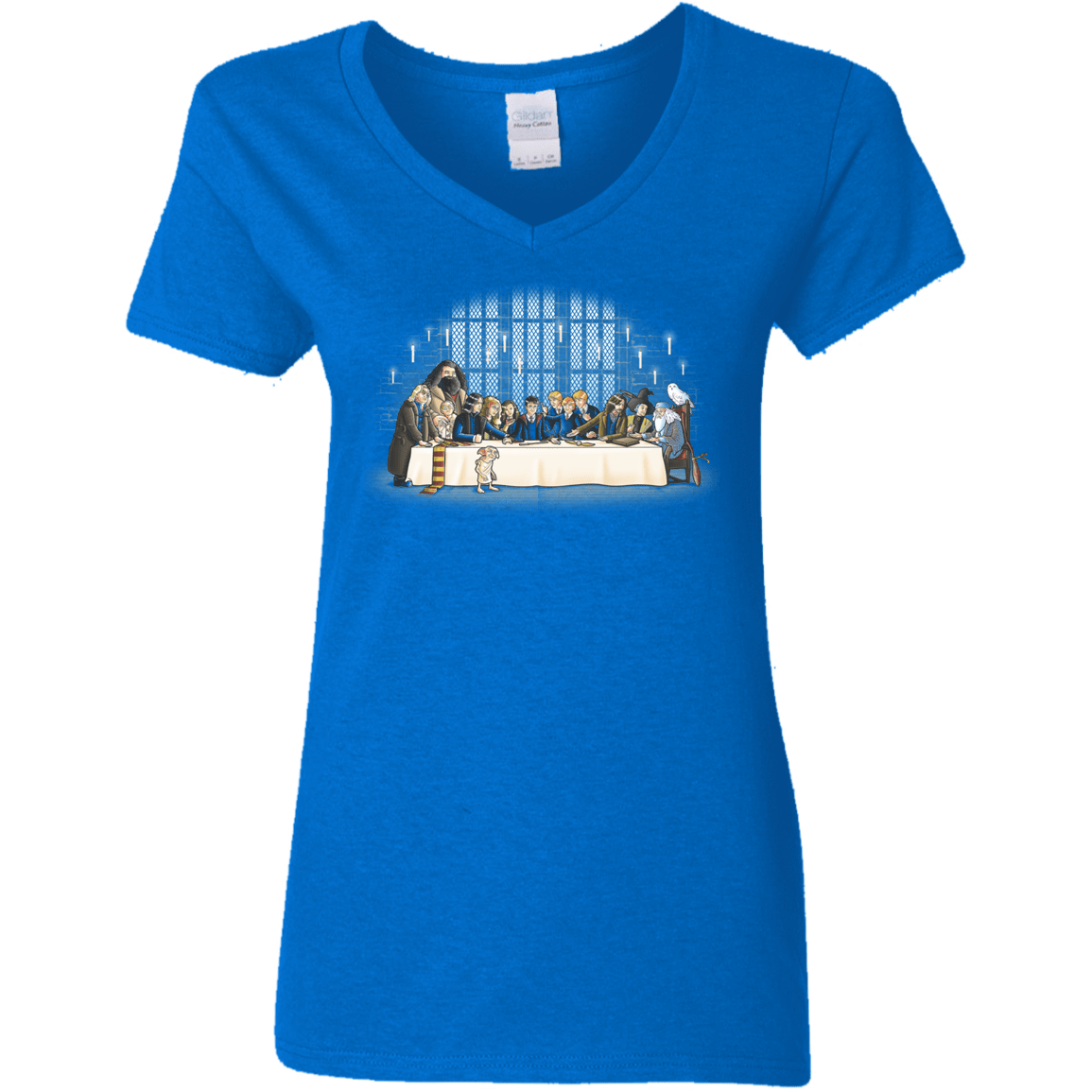 T-Shirts Royal / S Great Hall Dinner Women's V-Neck T-Shirt