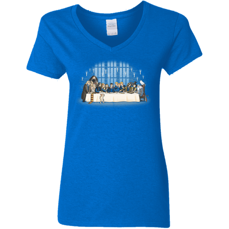 T-Shirts Royal / S Great Hall Dinner Women's V-Neck T-Shirt