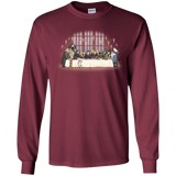 T-Shirts Maroon / YS Great Hall Dinner Youth Long Sleeve T-Shirt