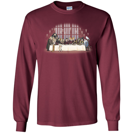 T-Shirts Maroon / YS Great Hall Dinner Youth Long Sleeve T-Shirt