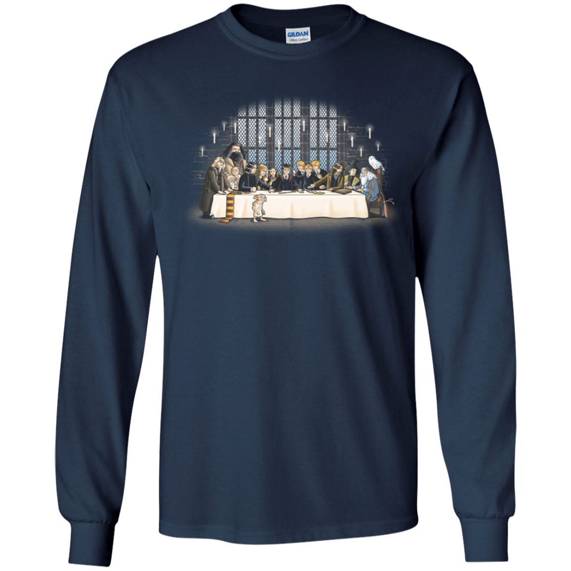 T-Shirts Navy / YS Great Hall Dinner Youth Long Sleeve T-Shirt
