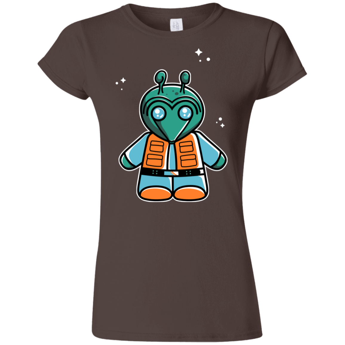 T-Shirts Dark Chocolate / S Greedo Cute Junior Slimmer-Fit T-Shirt
