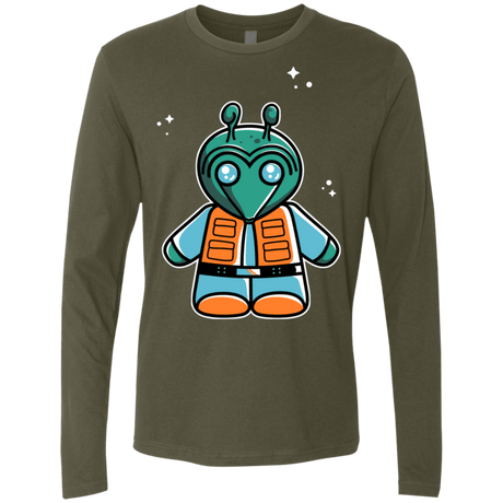 T-Shirts Military Green / S Greedo Cute Men's Premium Long Sleeve