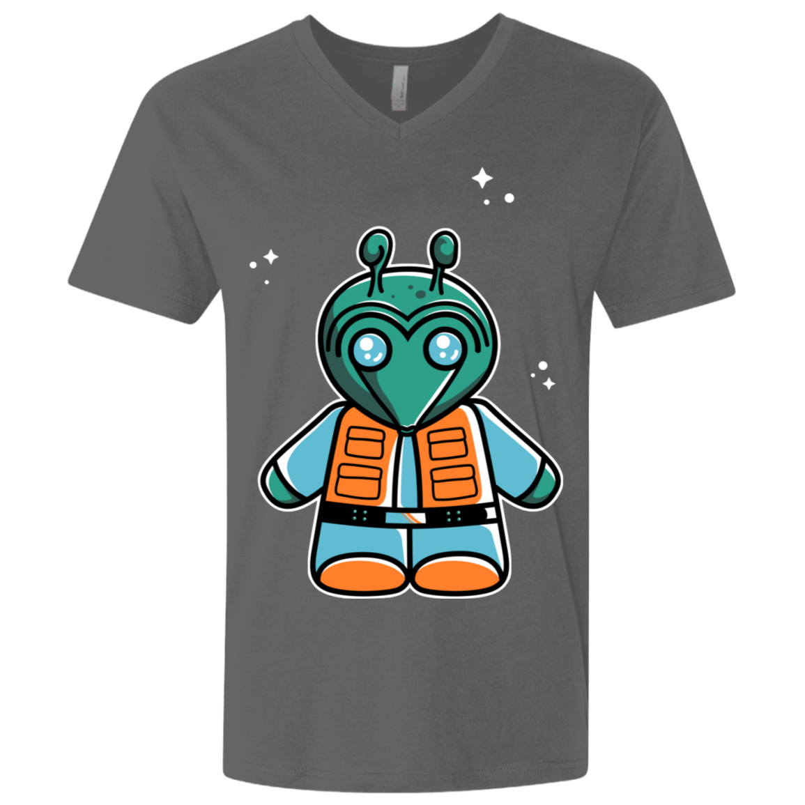 T-Shirts Heavy Metal / X-Small Greedo Cute Men's Premium V-Neck