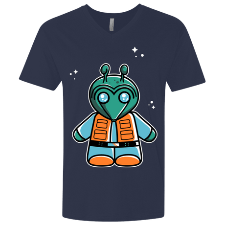 T-Shirts Midnight Navy / X-Small Greedo Cute Men's Premium V-Neck
