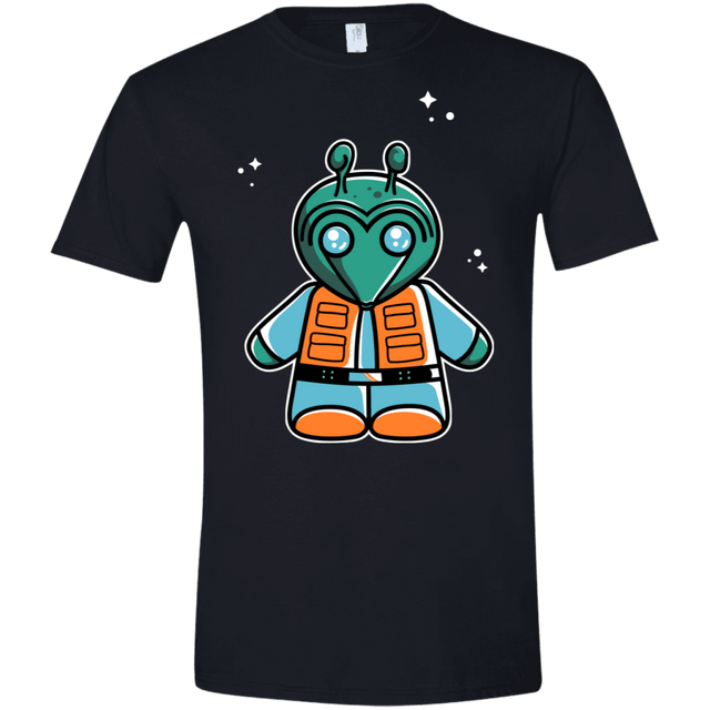 T-Shirts Black / X-Small Greedo Cute Men's Semi-Fitted Softstyle