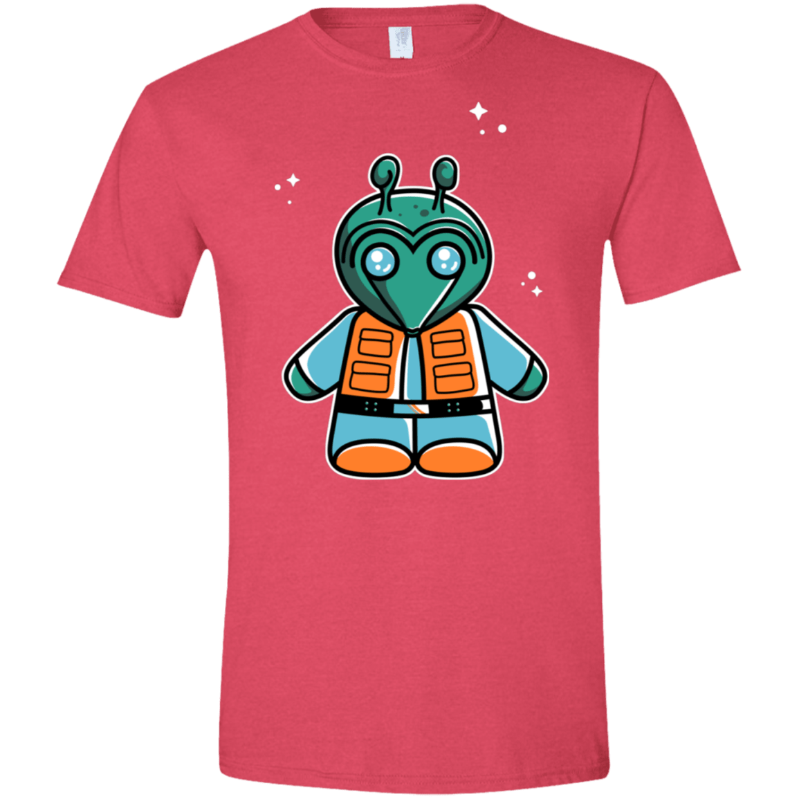 T-Shirts Heather Red / S Greedo Cute Men's Semi-Fitted Softstyle