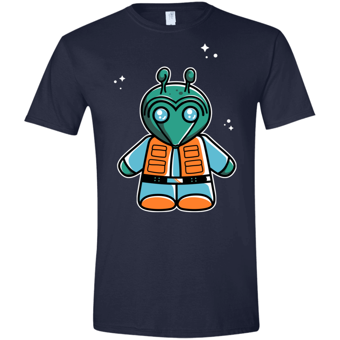 T-Shirts Navy / X-Small Greedo Cute Men's Semi-Fitted Softstyle
