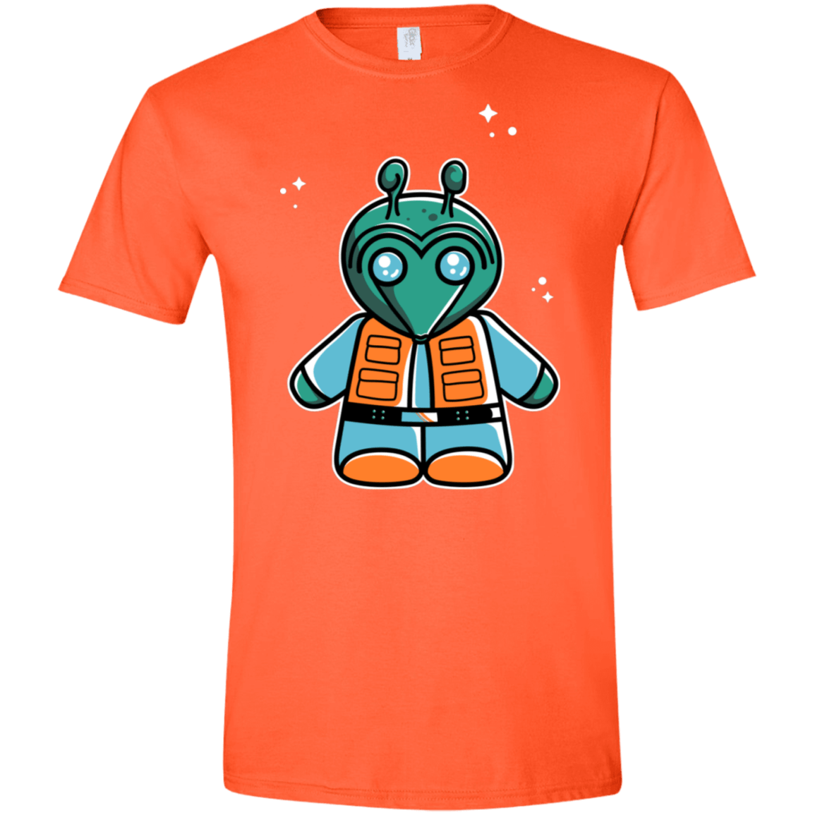 T-Shirts Orange / S Greedo Cute Men's Semi-Fitted Softstyle