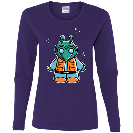 T-Shirts Purple / S Greedo Cute Women's Long Sleeve T-Shirt