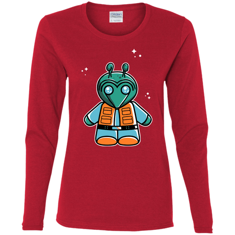 T-Shirts Red / S Greedo Cute Women's Long Sleeve T-Shirt