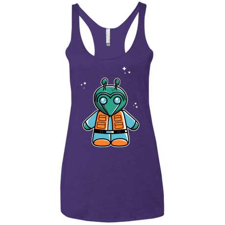T-Shirts Purple Rush / X-Small Greedo Cute Women's Triblend Racerback Tank