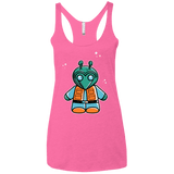 T-Shirts Vintage Pink / X-Small Greedo Cute Women's Triblend Racerback Tank
